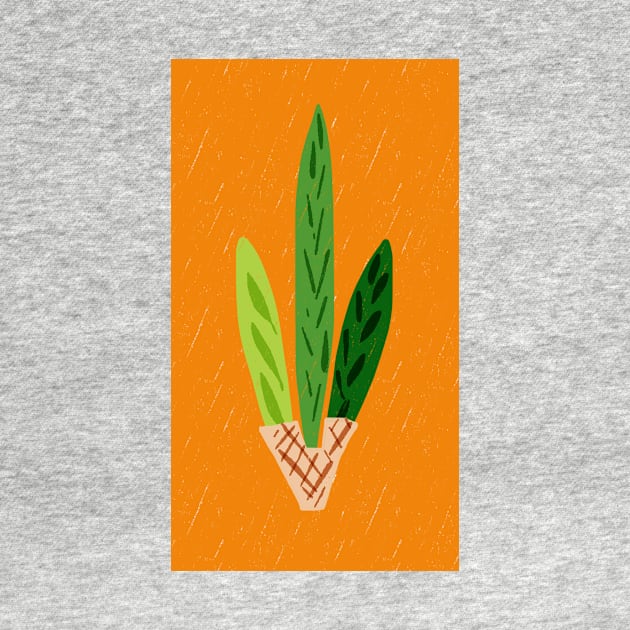 Lulav Orange Print by TillaCrowne